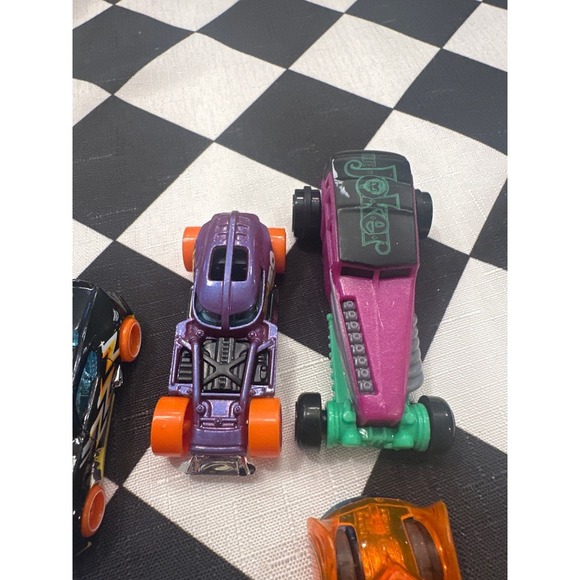 Vintage Toy Car Lot, Hot Wheels Style Cars, Helicopter, Racing Theme - Picture 4 of 5